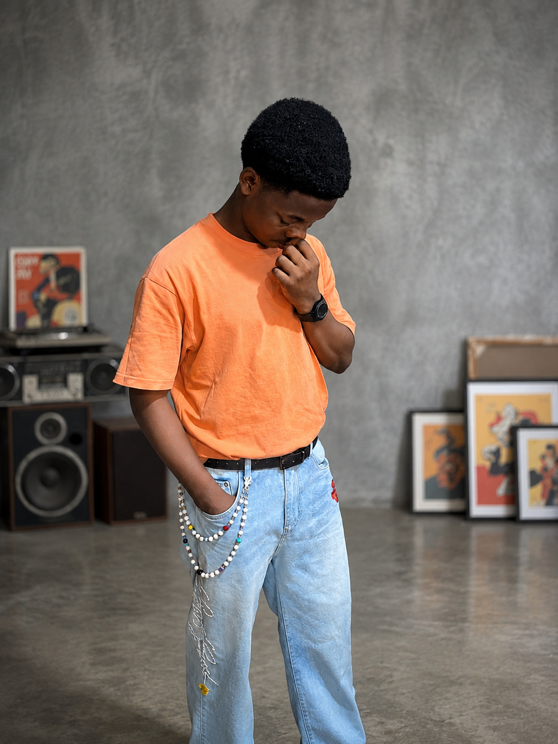 Portrait study · Orange